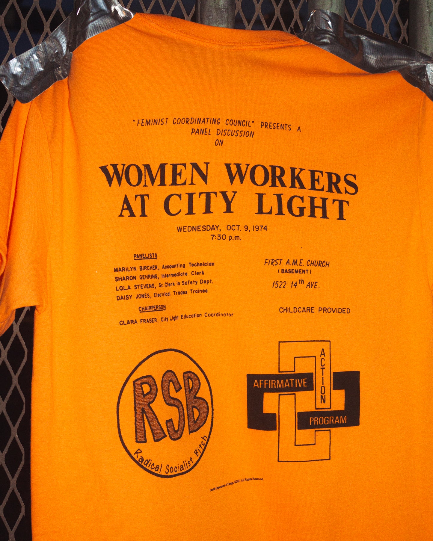 D.6 City Light High Voltage Women Tee