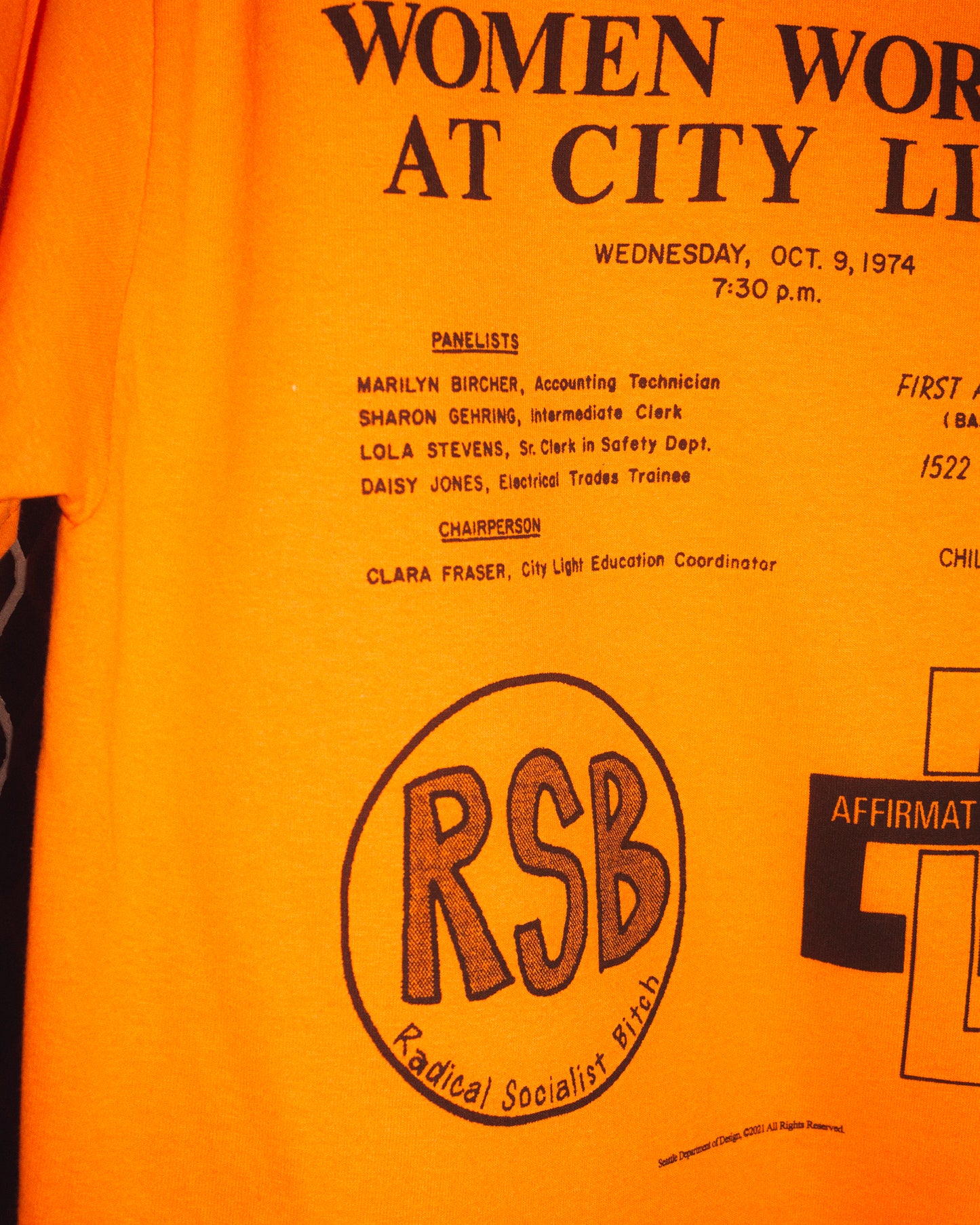 D.6 City Light High Voltage Women Tee