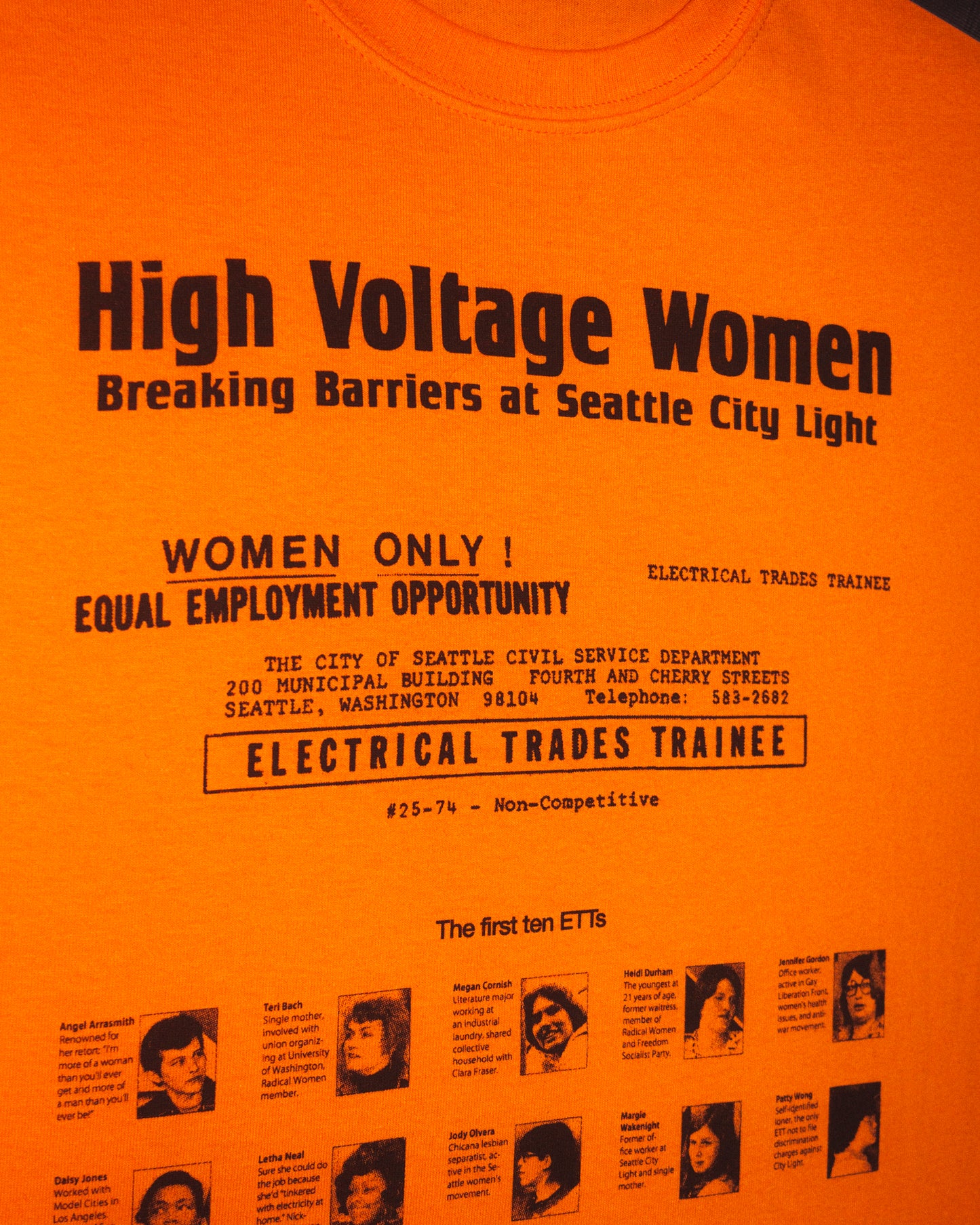 D.6 City Light High Voltage Women Tee